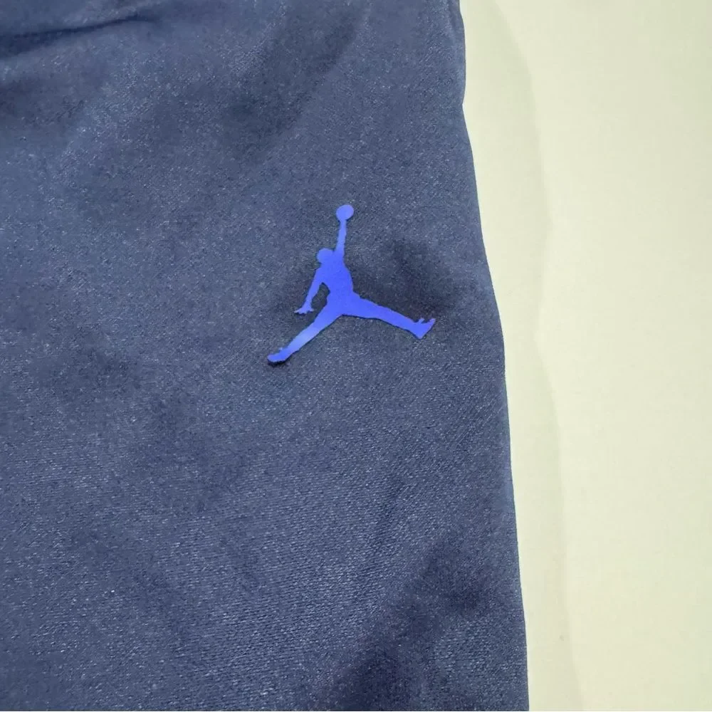 Nike Air Jordan Navy Blue Straight Leg Athletic Sweatpants
